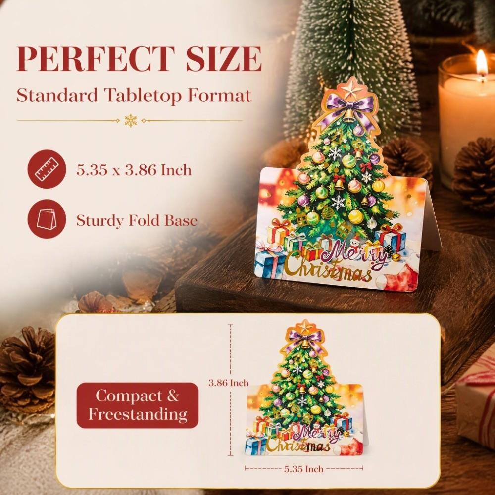 10pcs Invitation Happy New Year Cards Thank You Blank Paper Cards Message Card Invitation for Guest