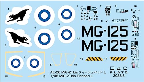 Platz 1/48 Finnish Air Force MiG-21 bis Fishbed L Plastic Model AE-26