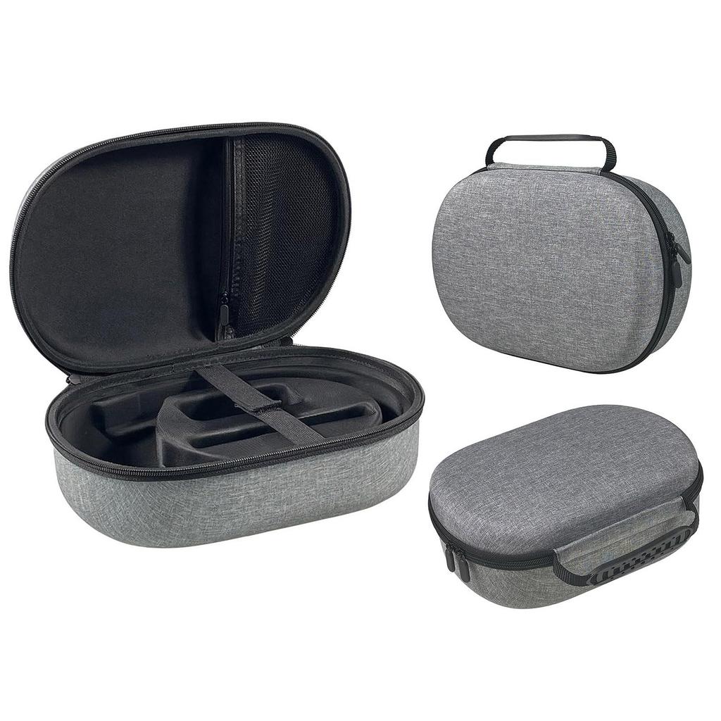 Portable Hard Shell Carrying Case Storage Bag with Handle Compact Design for Electronics Accessories and Small Devices Travel Organizer