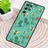 Midsummer bee garden honey guards Silicone Phone Case For Samsung Galaxy note 10 pro S26 S25 S24 S23 S22 S21 Plus Ultra Cover