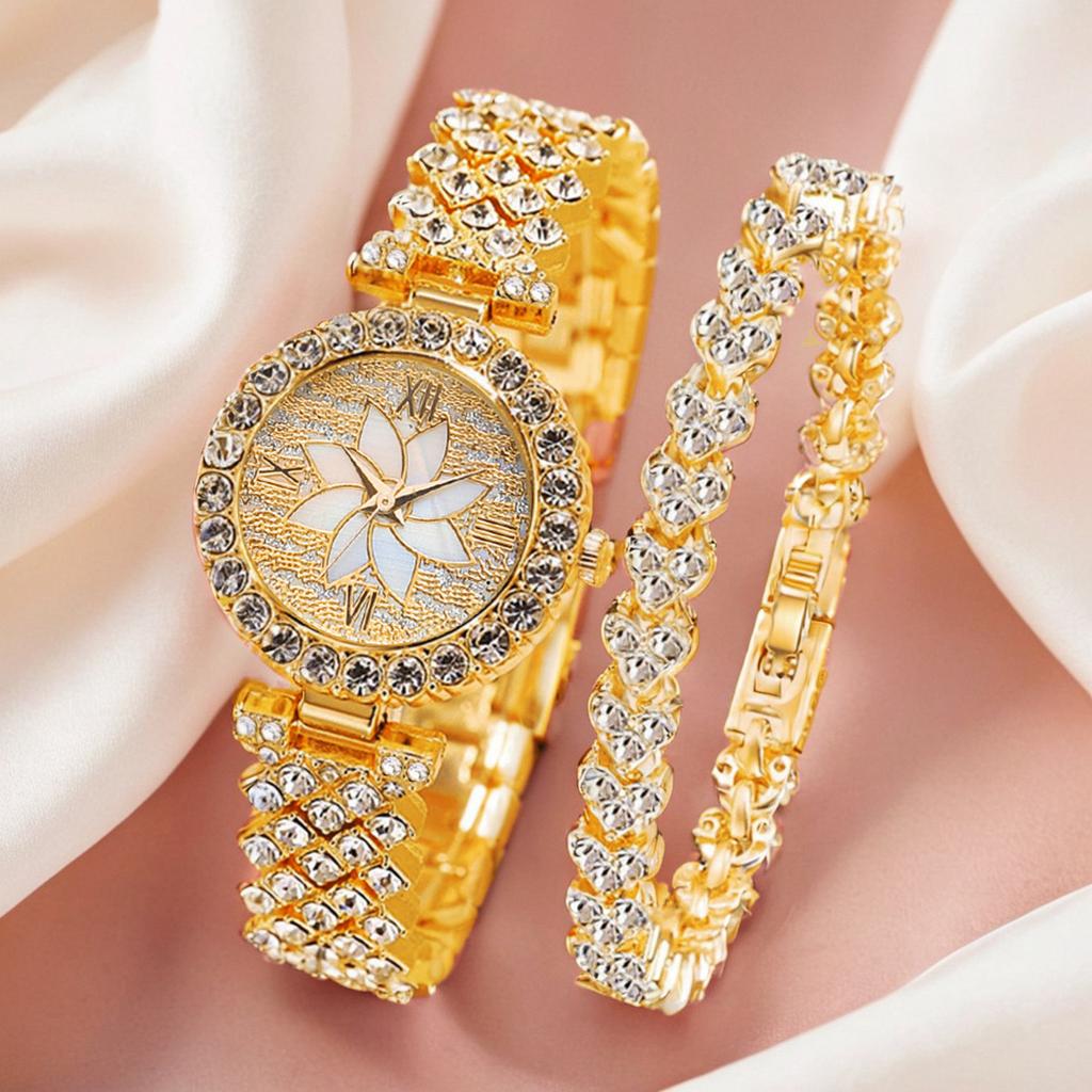 Watch Ladies Diamond Small Dial Bracelet Women's Quartz Watch Fashion Women's Watch Wrist Watch Women