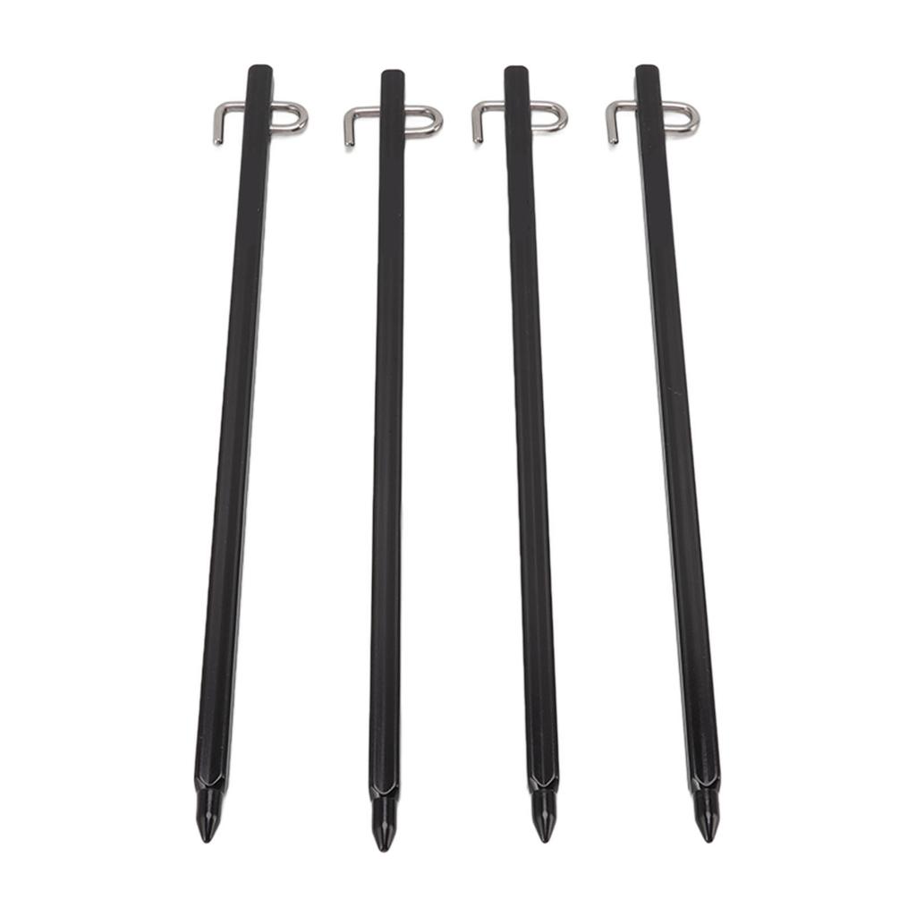 4Pcs Tent Stake Camping Peg Aluminium Alloy High Strength Spike Set Kit for Outdoor