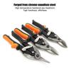 Metal Sheet Aviation Scissor Multi Purpose Tin Snips Household Industrial Handheld Cutting Tools(Straight Head )