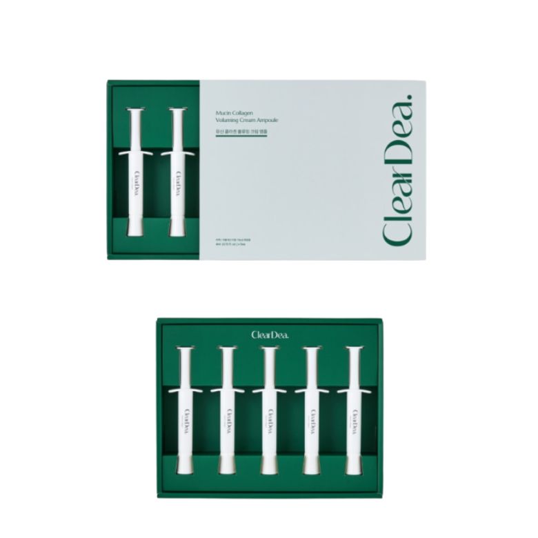 CLEAR DEA Mucin Collagen Volmuing Cream Ampoule 4ml*5ea