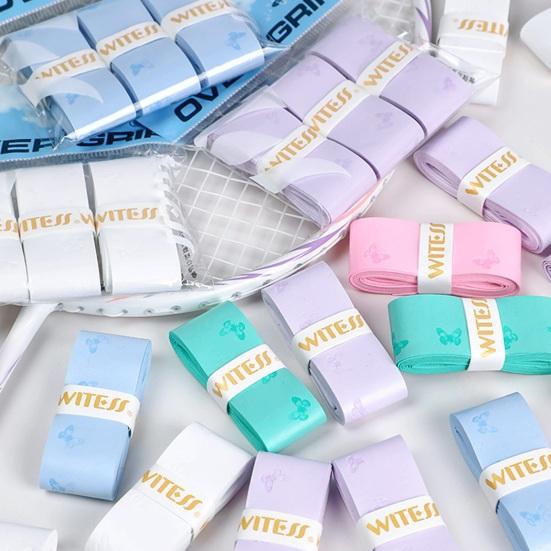 3Pcs Tennis Racket Grip Tape Soft Racquet Overgrips for Tennis Pickleball Badminton Anti-Slip