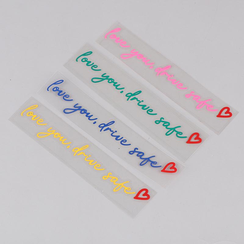 Love You Drive Safe Car Mirror Stickers Affectionate Reminder Heartfelt Safety Reminder For Women Drivers Car Interior Sticker
