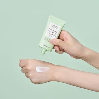 Сонцезахисний крем Sun Project Skin Relief 50 мл SPF50+ PA++++, Kbeauty, корейська косметика, зразок