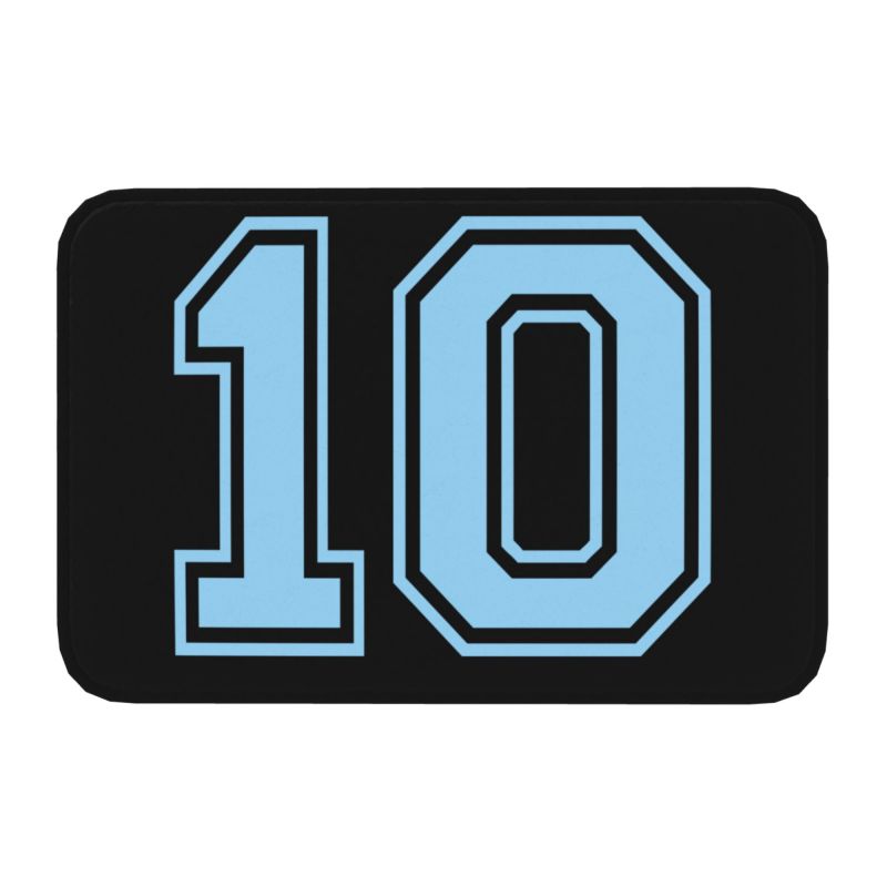 Custom Maradona Doormat Mat Anti-Slip Argentina Soccer Legend 10 Kitchen Bath Garden Rug Carpet 40*60cm