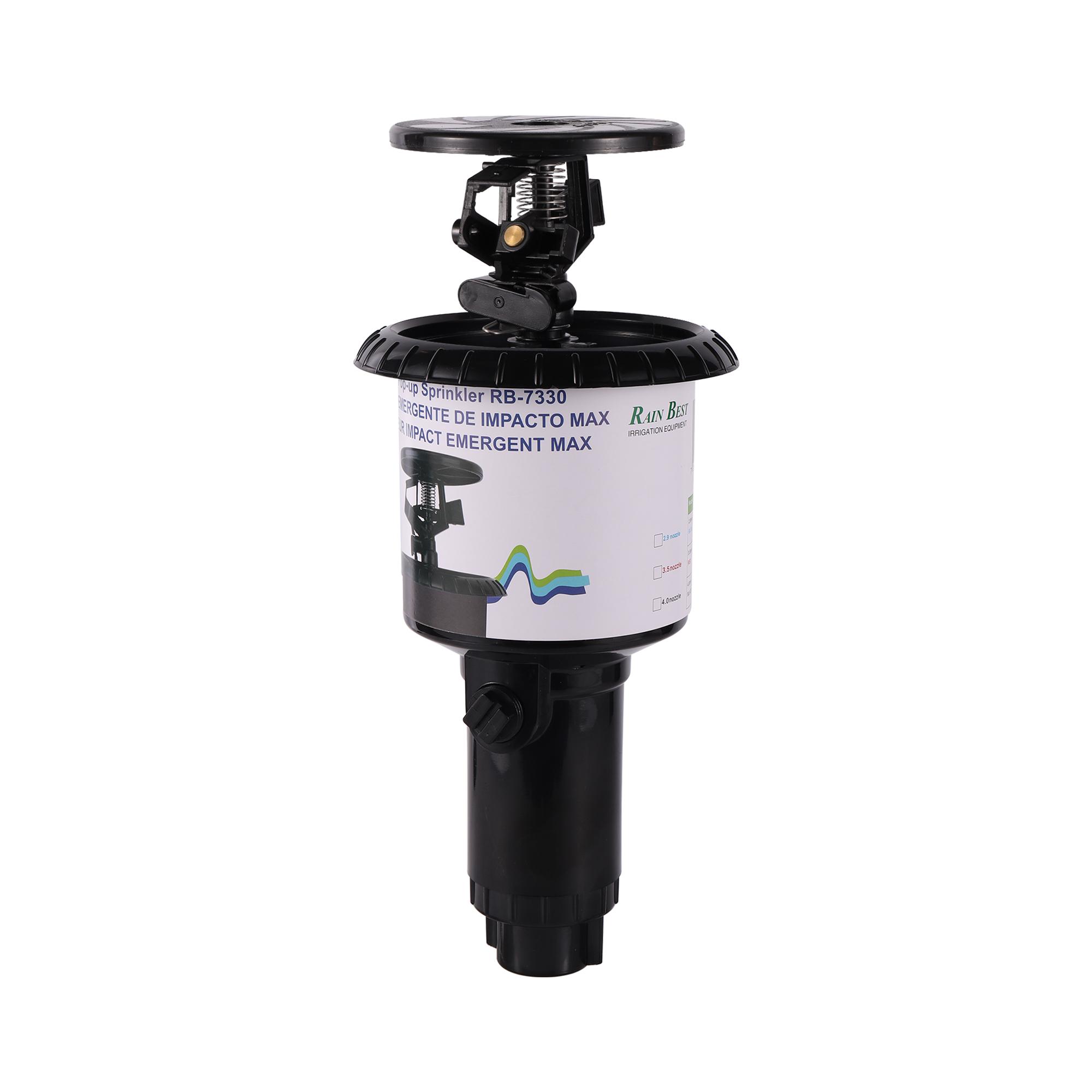 

Large Water Flow Nozzle 1/2“ 3/4 Female Thread Inlet Impulse Pop-up Sprinklers Full Circle Watering Sprinkler Garden Irrigation