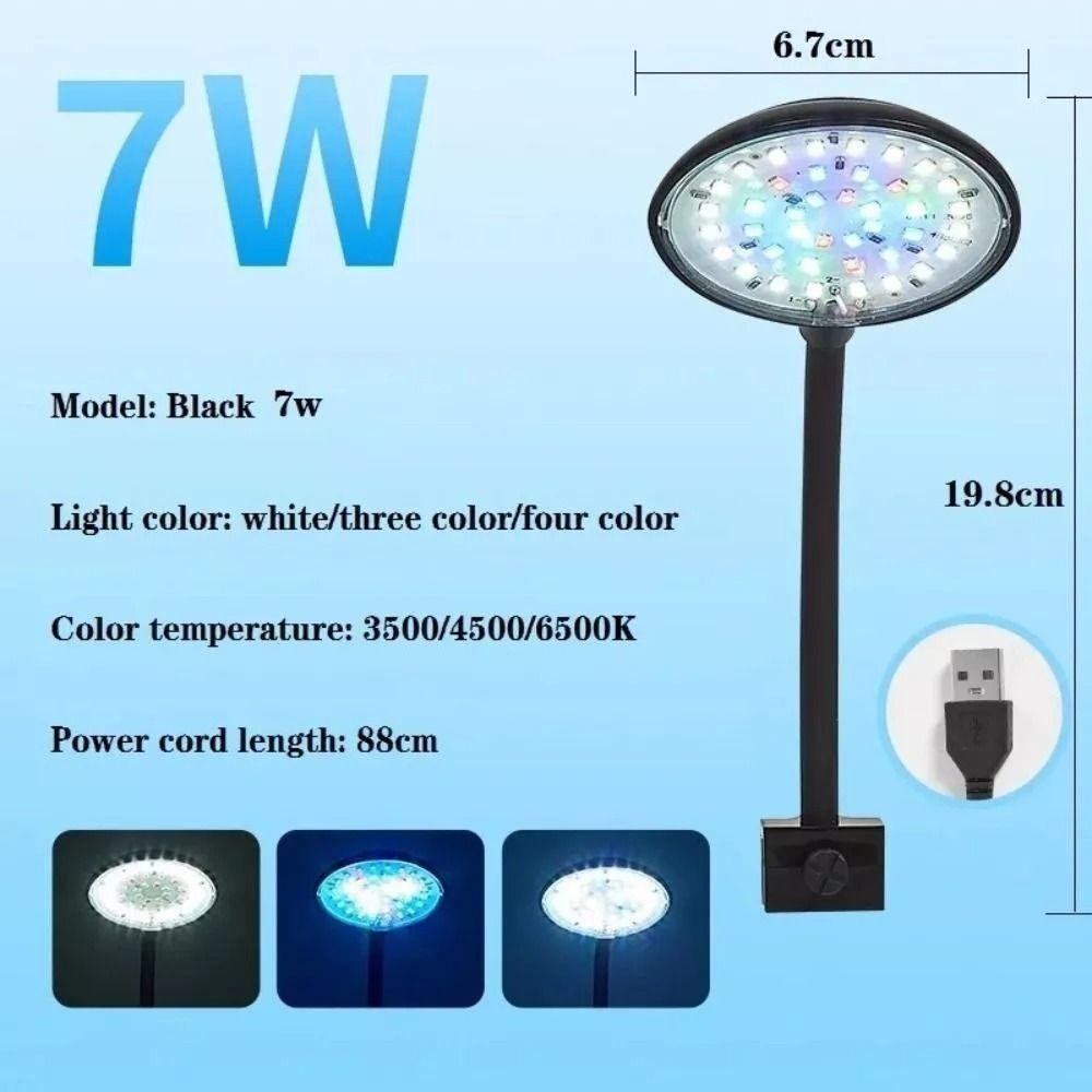 Mini Fish Tank Clip Lamp USB Aquarium Light New Aquarium Plant Light