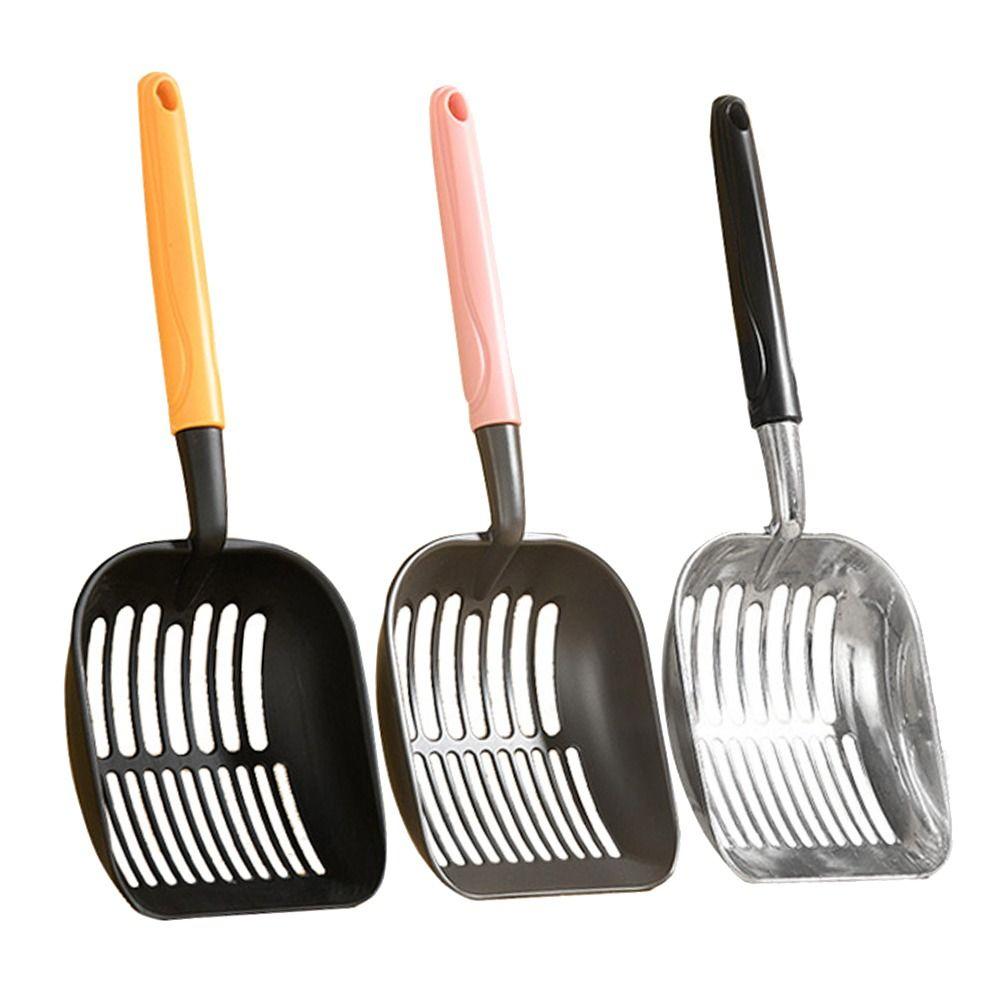 Katzenklo-Schaufel aus Aluminiumlegierung, feines Netz, Katzenkot-Reinigungswerkzeuge, Haustier-Reinigungswerkzeuge