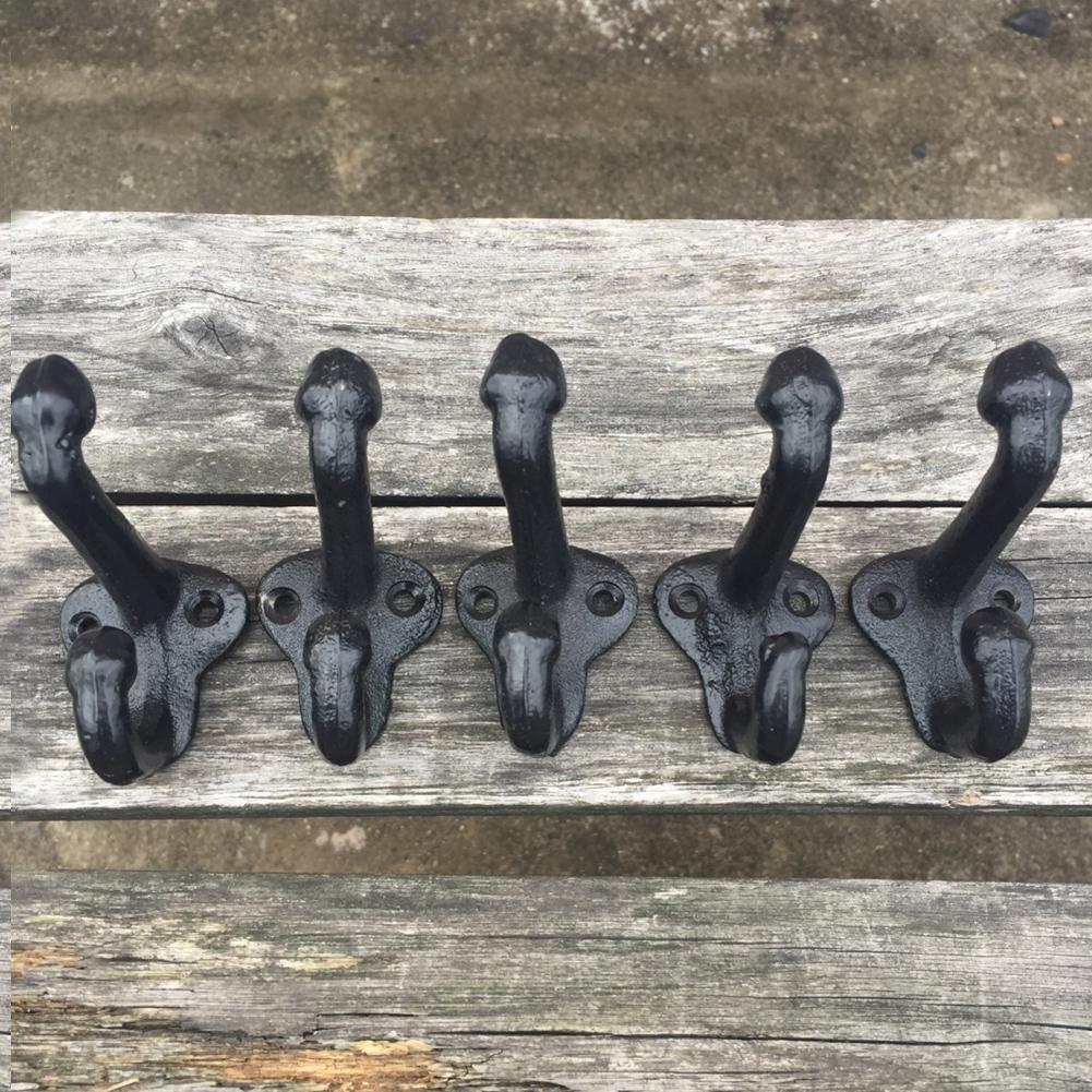Buy Vintage Style Cast Iron Wall Coat Hooks Hat Hook Hall Tree 2 3/4