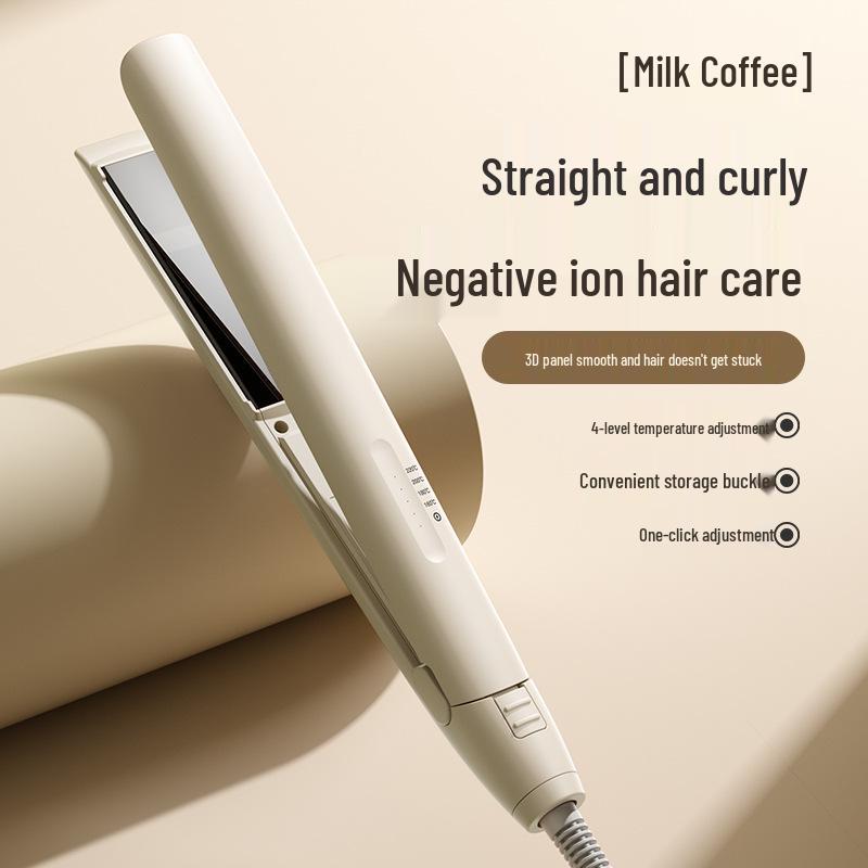 Cross-border New Dual-use Wet/Dry Hair Straightener & Curler