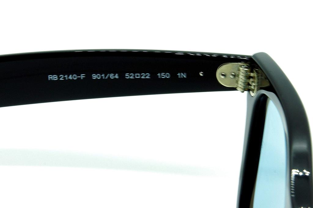 Ray-Ban RB2140F Sunglasses Black / Blue Grey 901/64 Size 52