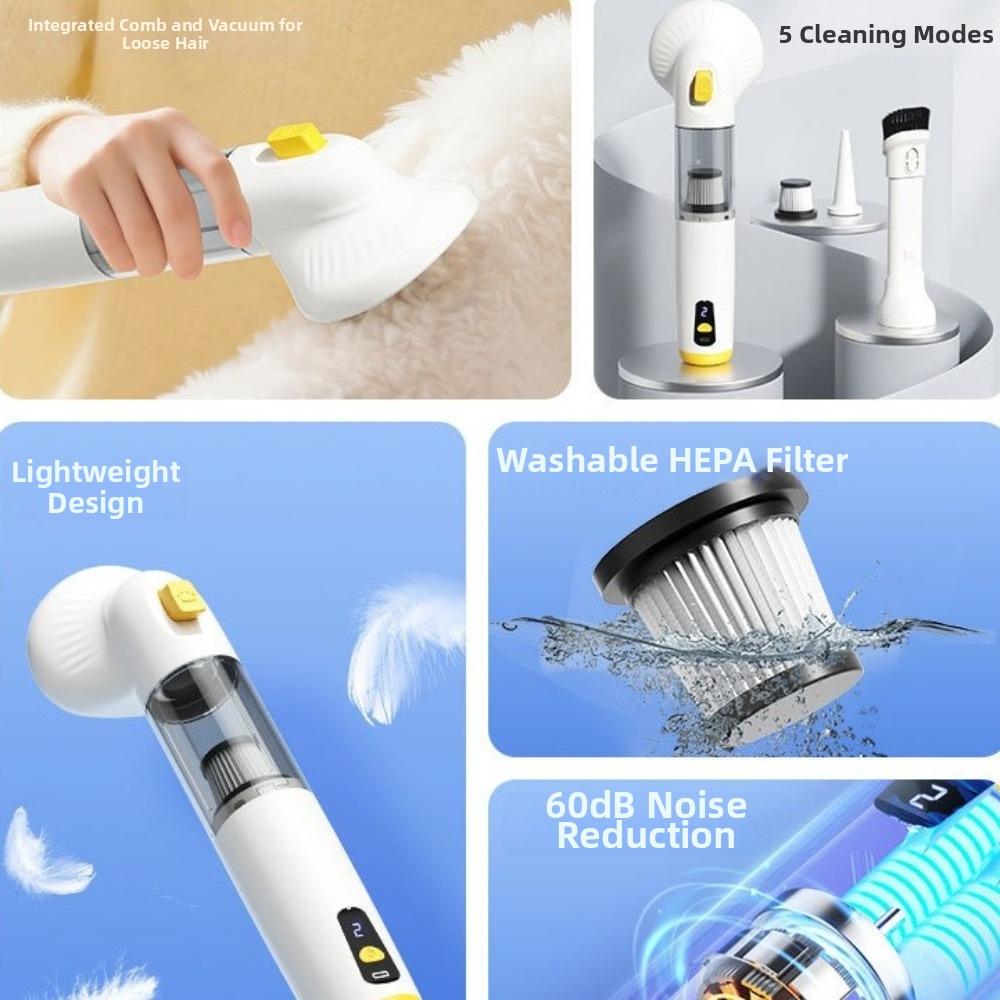 Wireless Handheld Vacuum Cleaner Strong Suction Dust Buster 3 in 1 Pet Vacuum Cleaner  Gap Cleaning