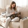 Self Cleaning Pet Slicker Brush One Click Deshedding For Cats Dogs Remove Loose Hair Grooming Massage Comb Safe Gentle Efficient