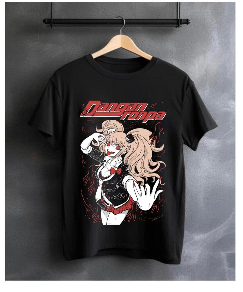 Футболка Dangan TShirt Ronpa 2 Danganronpa Микан Цумики Девушка Аниме Черная Футболка S