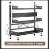 Kitchen Spice Rack Storage Organizer Countertop Knife Holder Modern Minimalist Carbon Steel