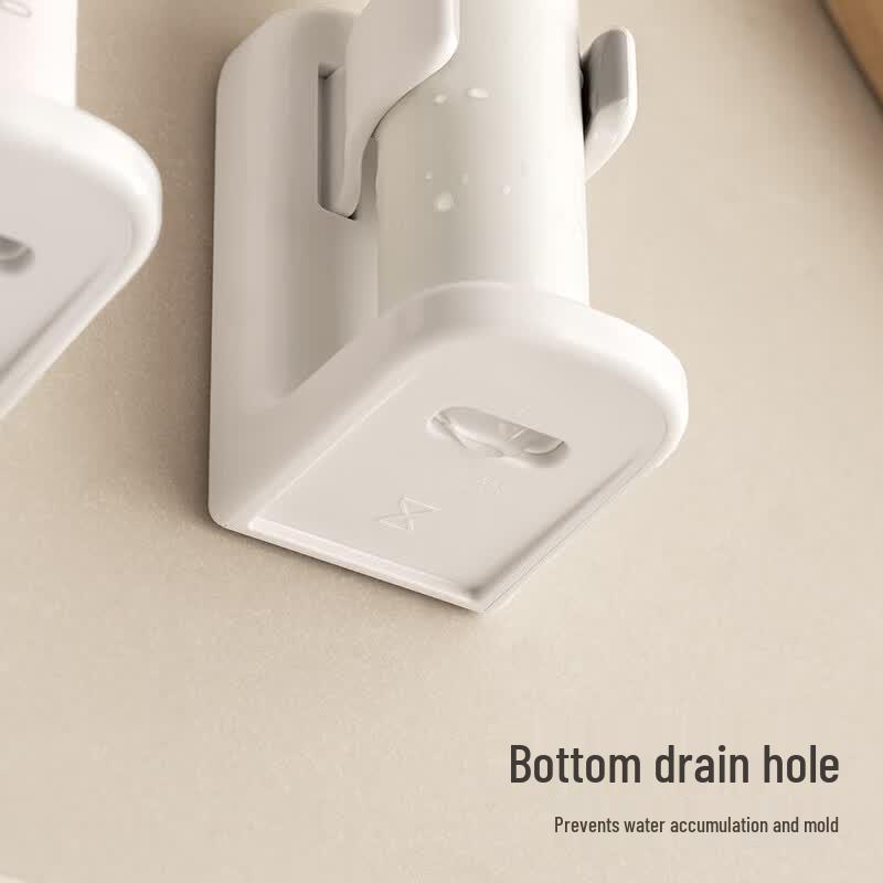 No-Drill Wall-Mounted Electric Toothbrush Holder