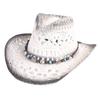 Beliebter europäischer und amerikanischer klassischer hohler westlicher Cowboyhut Herren- und Damen-Mode Urlaubs-atmungsaktiver Sonnenschutz-Strohhut