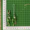 Grass Leaf Bead Pendant Phone Charm Hangings Rope Sweet Phone Chain Strap Bag Decoration Lanyard Keychain Accessory