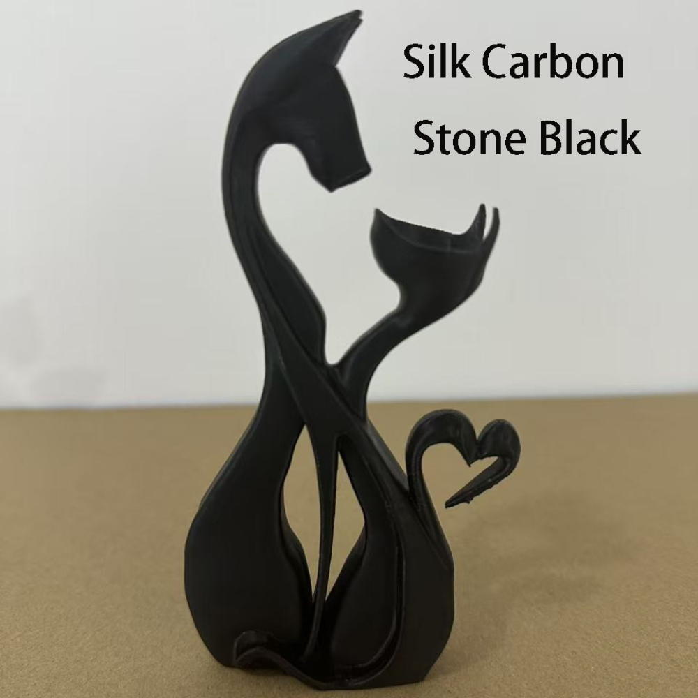 New Popular 3D Printed Elegant Cat Sculpture Ring Tray, Creative And Novel Toy Hand