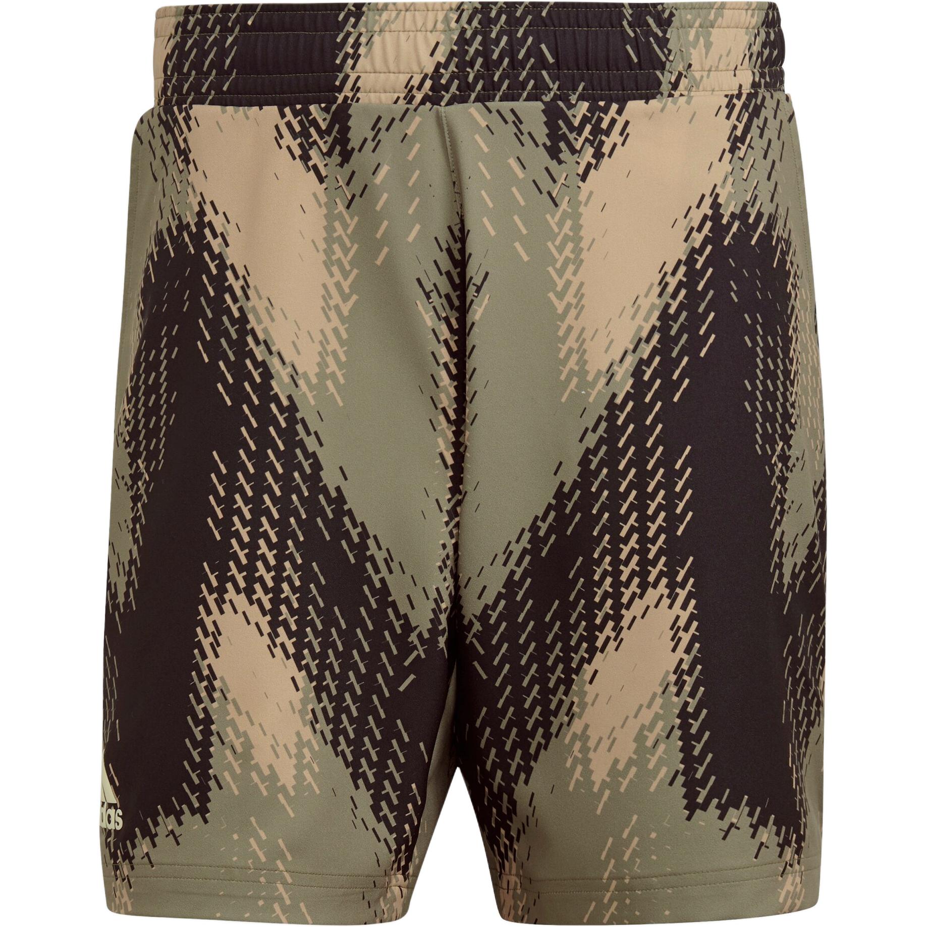 Adidas Fashion Trend Sports Breathable Three-Quarter Casual Shorts Men shorts Green Black GS4939 S