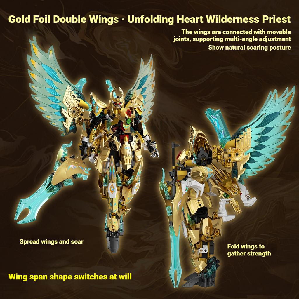 Jaki Transforming Mecha Building Blocks Set Robot Model Assembler Home Creative Toy Ornament Building Toy Boy'S Birthday Gift