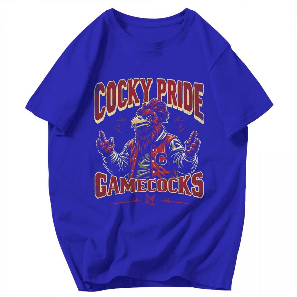 Men T Shirt Gamecock Funny Idea Y2K Graphic Crewneck Unisex Tops T Shirts