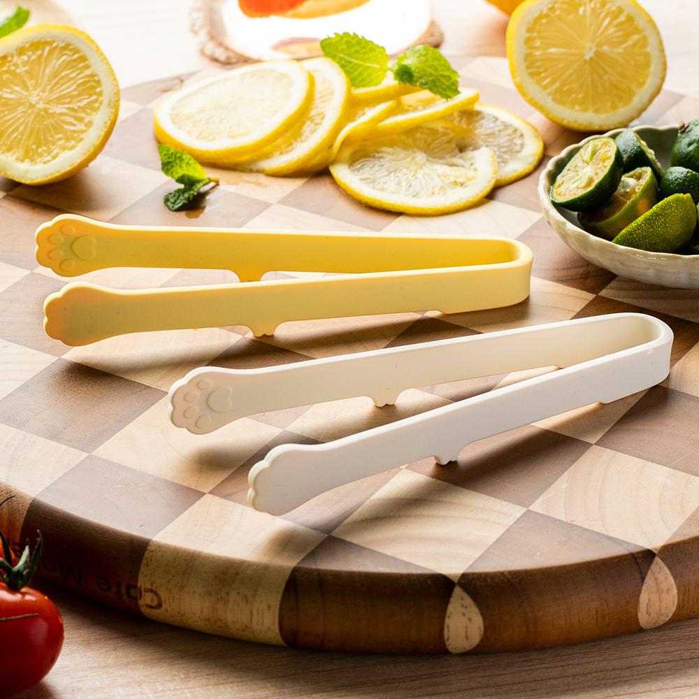 1Pc Creative Japanese Cat Paw Shape Silicone Mini Snack Food Tongs Non-slip Handles BBQ Bread Ice Cube Clip Kitchen Accessories