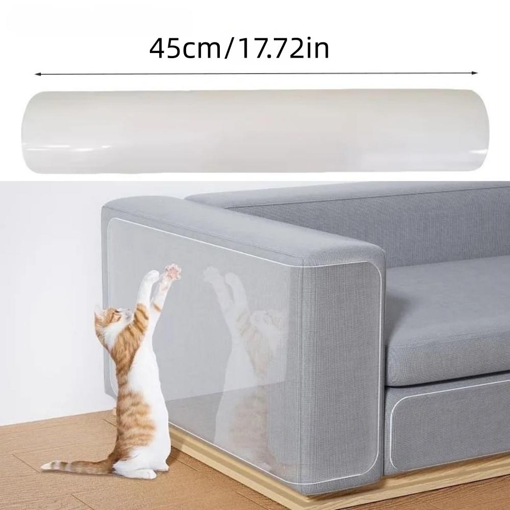 

1pc 2m/3meters/5mX45cm Silent Adsorption Transparent Furniture Protective Film Scratch Resistant Film, Sofas and Walls 2m