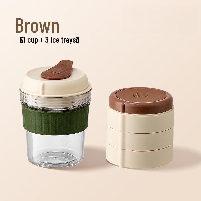 LISM Silicone Cold Brew Bottle with Ice Molds