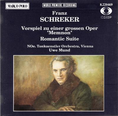 CD MUND; VIENNA TONKUNSTLER ORCH. - Schreker:Romantic Suite  8220469 Marco Polo 1988 Non Japan Classical Used