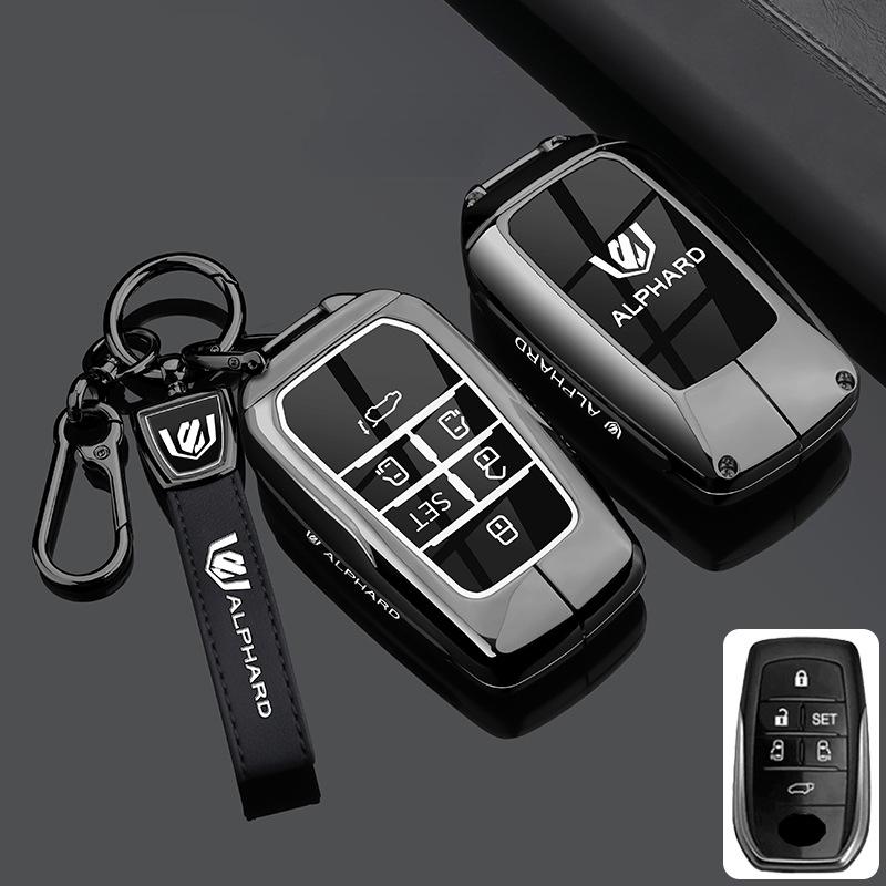 Metal Key Case for Toyota Alphard: Fits 24 & 23 Model Supreme Editions