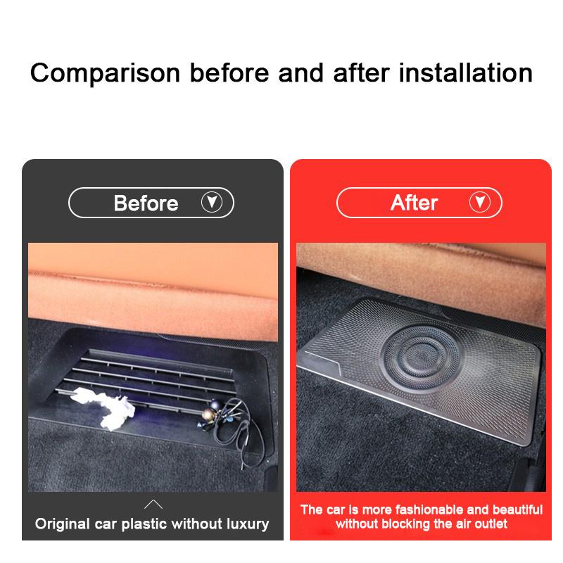 For Mercedes Benz S-Class V223 W223   , Under The Seat Air Outlet Mask Central Control Horn Cover Interior Accessory