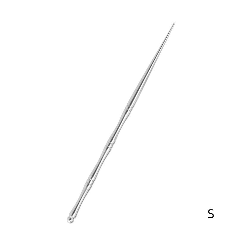 1/3Pc Acupuncture Double Head Face Ear Massage Tool Steel Acupressure Pen Ear & Body Acupoint Probe For Muscle Soothing