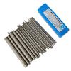 36PCS Wire Winding Rod Stainless Steel Solid Round Metal Rod for Jewelry Making with Storage Box
