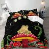 Comforter 3 Pcs Mushroom Bedding Set Butterfly Queen Boys Girls Kids Bedding Star Galaxy Botanical Boho Aesthetic Ultra Soft