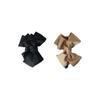 Fabric Solid Color Bow Temperament Headwear Banana Clip Women Hair Clip Korean Style Vertical Clip