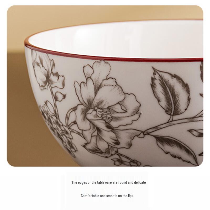 Rose Holiday Ceramic Dinnerware Set