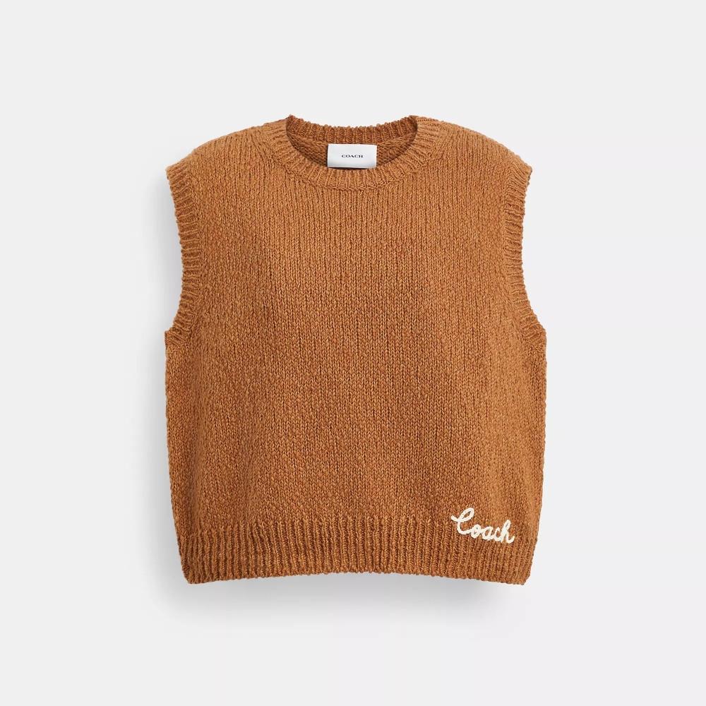 

Coach Свитер с круглым вырезом, жилет, седло XSmall