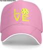 Vintage Love Pickleball Baseball Cap Hat for Women Unisex