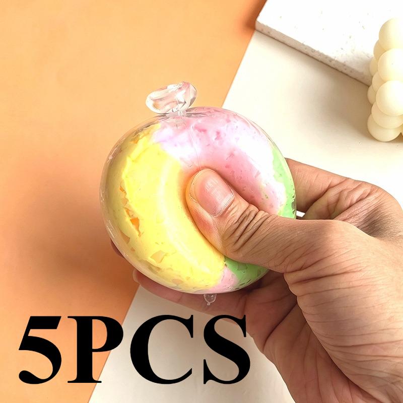 Squishy Stress Balls Slow Rebound Wax Skin Squeeze Toy Sensory Fidget Toy Soothing Relieving Stress For Kids Adult Party Gifts