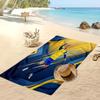 Cristiano Ronaldo Aufdruck Strandtuch Schnelltrocknend Super Saugfähig Weiches Badetuch zum Schwimmen Strand Reisen Fan Souvenir Geschenk