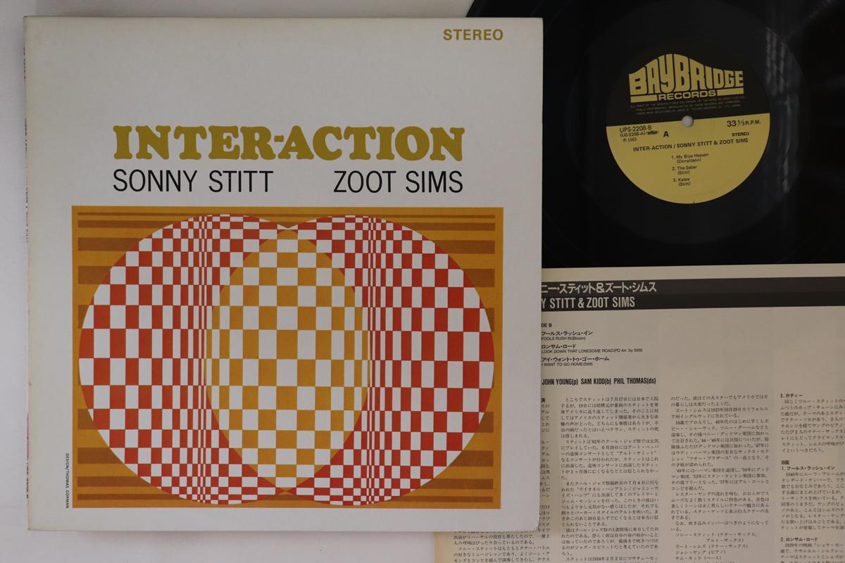 

LP Record SONNY STITT ZOOT SIMS Interaction UPS2208 BAYBRIDGE 1983 Japan Jazz Used