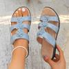 Fashion Shoes for Women's Summer 2025 Fashion Flower Round Toe Sandals Women Platform Wedges Sandals Women Roman Comfort Sandalias
