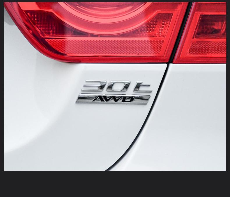Jaguar F-PACE, XJ, XF, XE Rear Emblem: 20t, 25t, 30t, 35t Displacement Badges