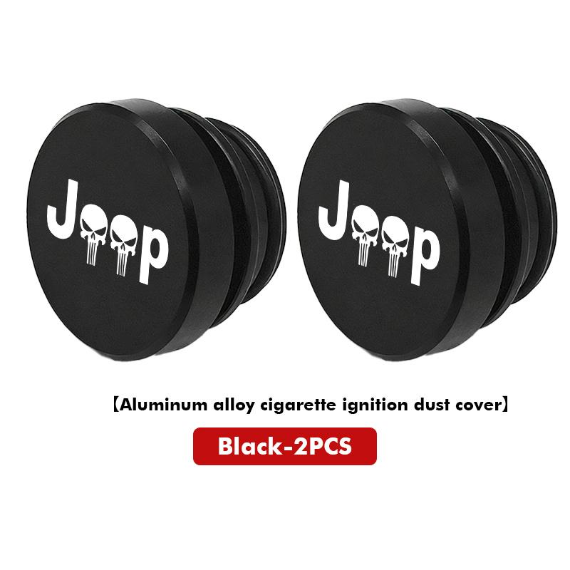Car Cigarette Lighter Aluminum Fire Missiles Dustproof Button For Jeep Compass Renegade Cherokee Wrangler JK Patriot Liberty
