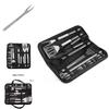 Grilling Bbq 20pcs Accessories Barbecue Grill Cooking Utensil Bbq Tool Kit Set