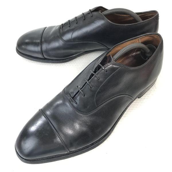 Vintage 80s-90s Old Logo Alden 923 Straight Tip Shoes Size 12D 29.5-30.0 Black(USED)